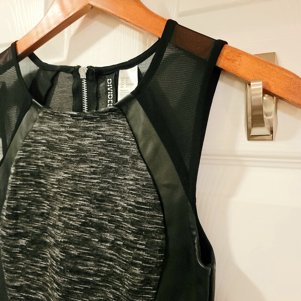H&M DIVIDED Short, Fitted, Sleeveless Dress